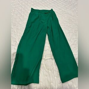 Green mimosa brand trouser pants.  Size small.